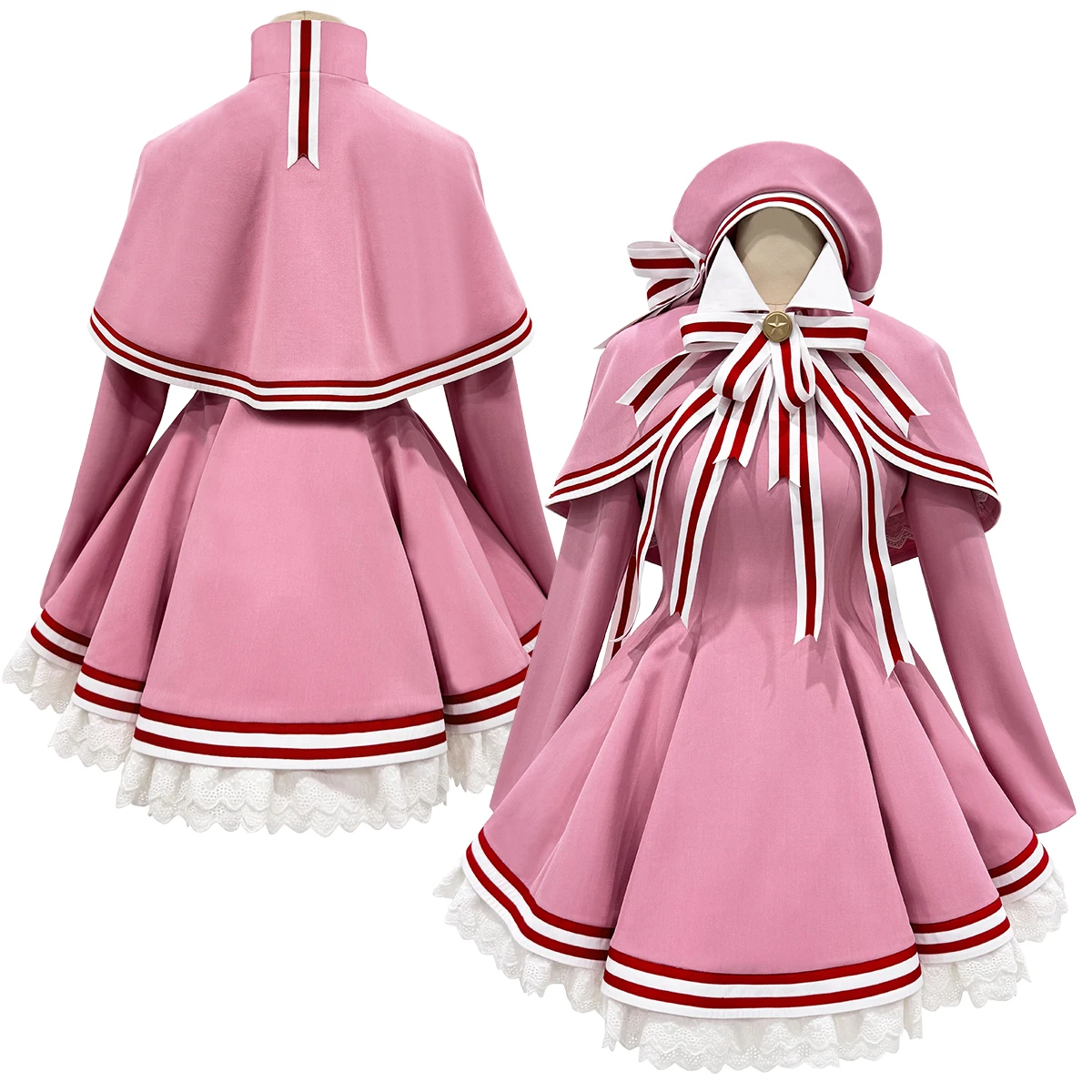 カードキャプターさくら 木之本桜 clear card 編 コスプレ衣装 XXS HOLOUN カードキャプターさくらアニメ木之本桜コスプレ衣装