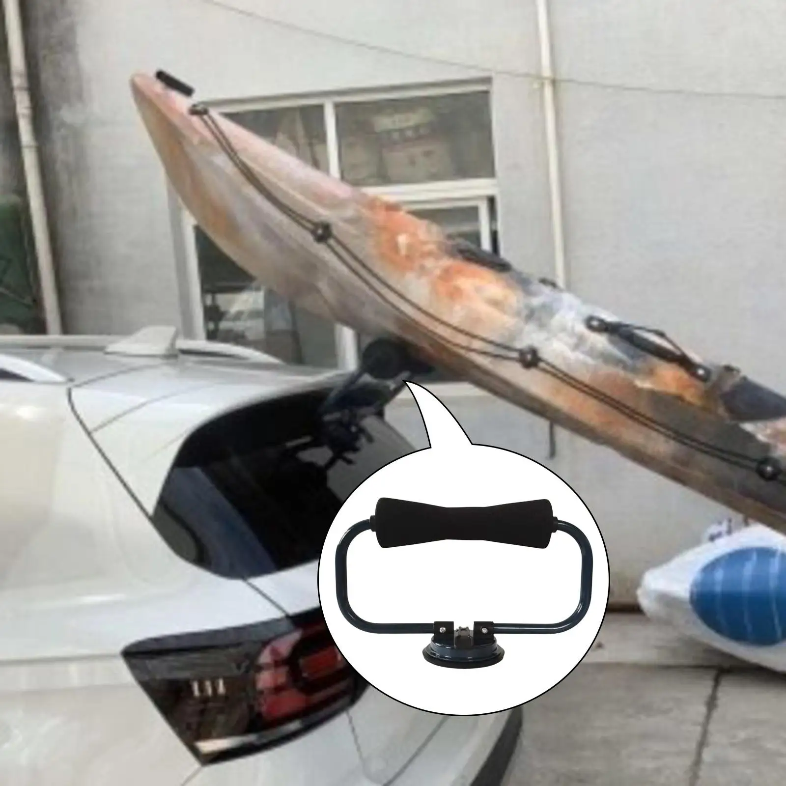 Rullo Di Carico Per Kayak - Supporto A Ventosa Per Auto, SUV E Veicoli | Facile Trasporto Barca Sul Tetto