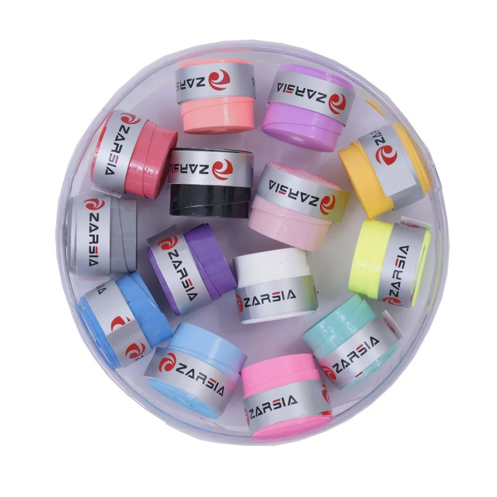 Sticky Overgrip Tennis Overgrip Anti Slip Grip Strap Racket Grip Racket Overgrip Racket Grip Tape Tennis Racket Tape Anti Slip Tennis Sweatband 0.6mm Sweat Absorption Shock Absorption