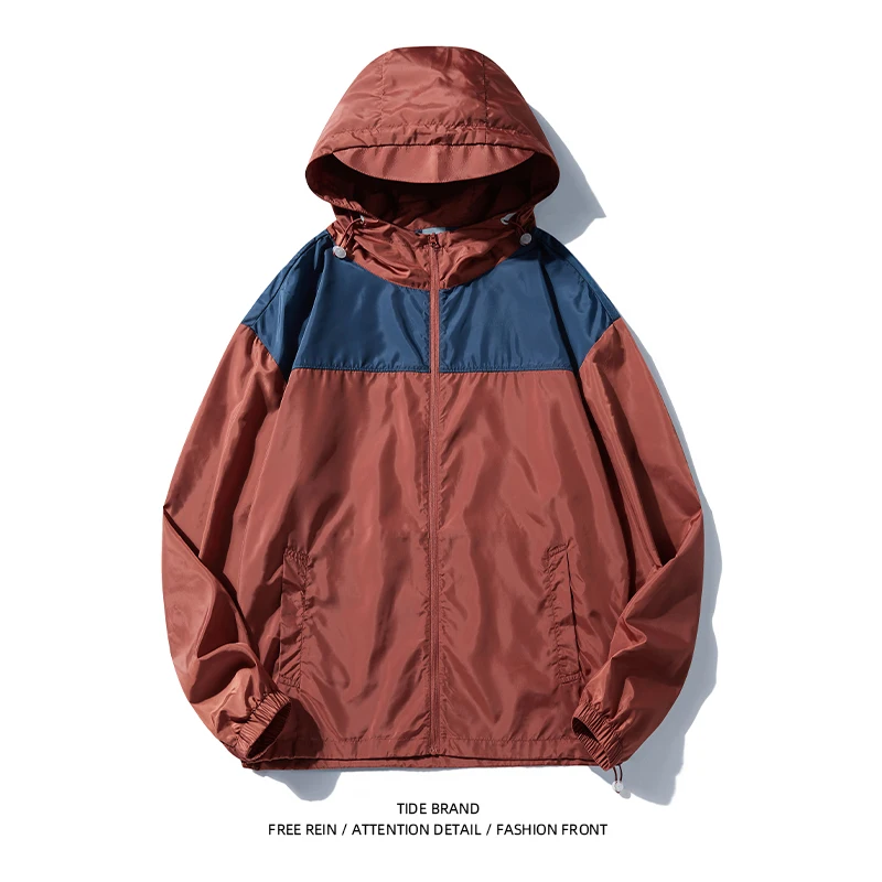 Outdoor Sun Protection UPF 40 Jacket Men Women with Sun Hat Waterproof Skin Clothing Fishing Hunting Quick Dry Skin Windbreaker