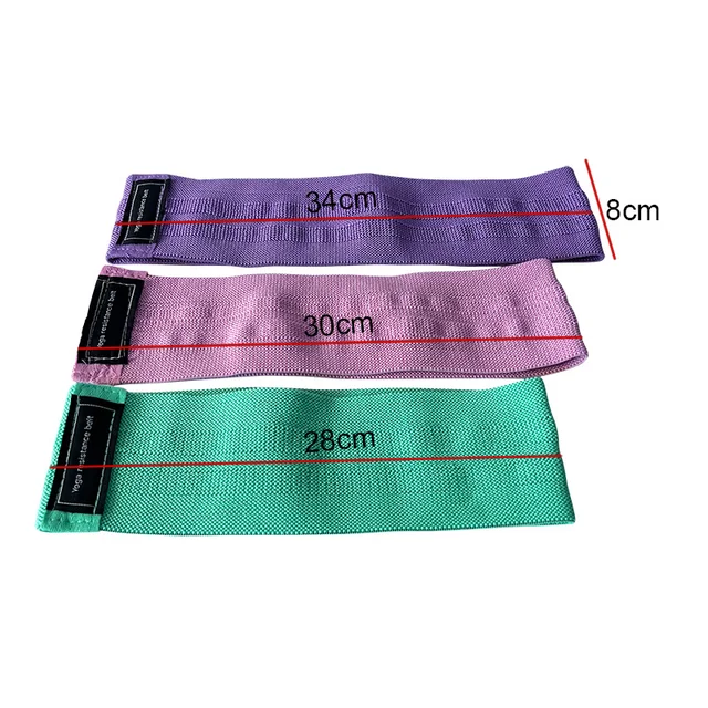 1PC Squat Stretch Resistance Band Hip Fitness Training Tension Band Yoga Exercise Training Band Portable Exercise Equipment Home 4