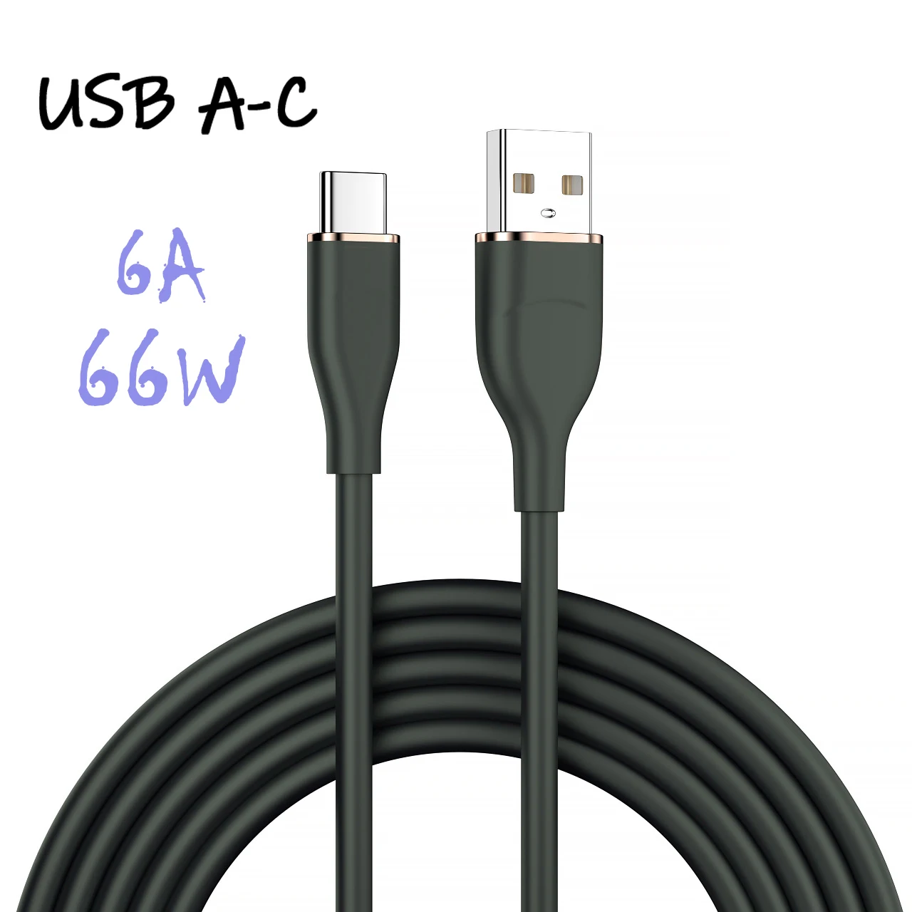ตัวเลือกสินค้า สายชาร์จ USB-C 66W ชาร์จเร็ว ปลอดภัย สำหรับ iPhone Huawei Xiaomi