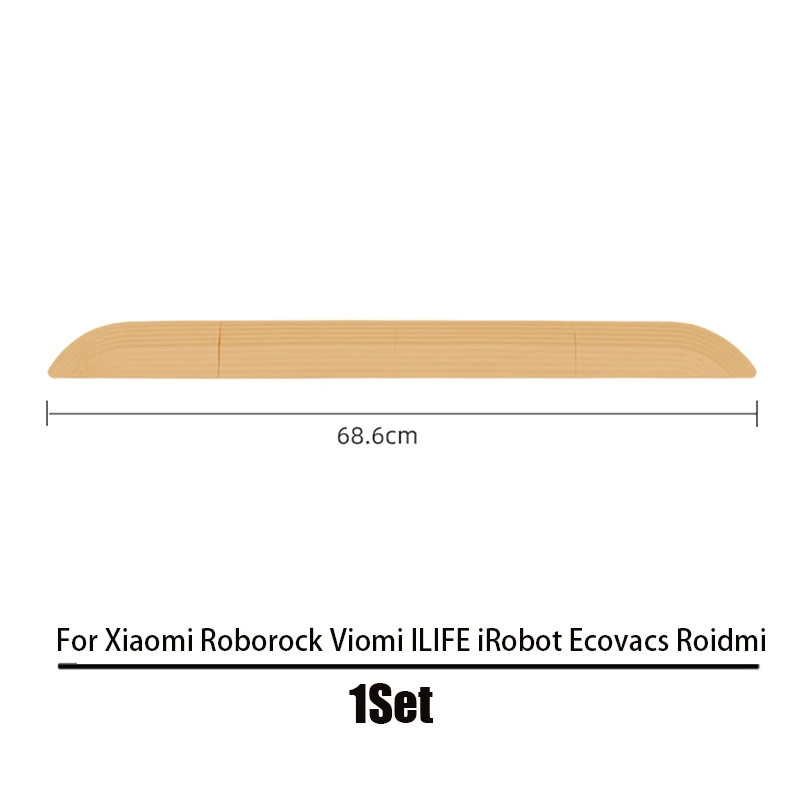 Universal Threshold Bars Step Ramp Climbing Mat for Robot Vacuum Cleaners