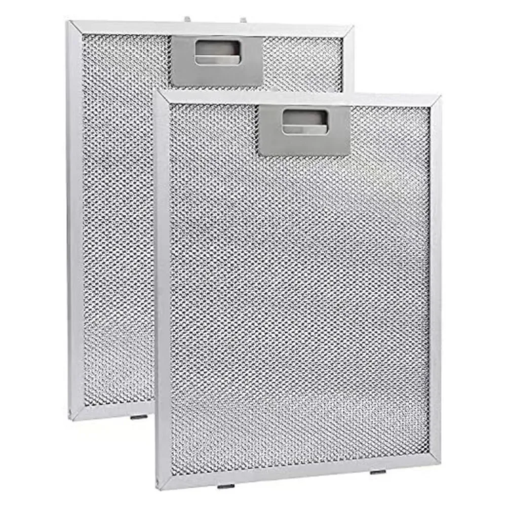 Cooker Hood Filter 2PCS Metal Mesh Extractor Vent Filter 320x260 Mm Aluminum Metal Mesh Vent Filter Cooker Hood Grease