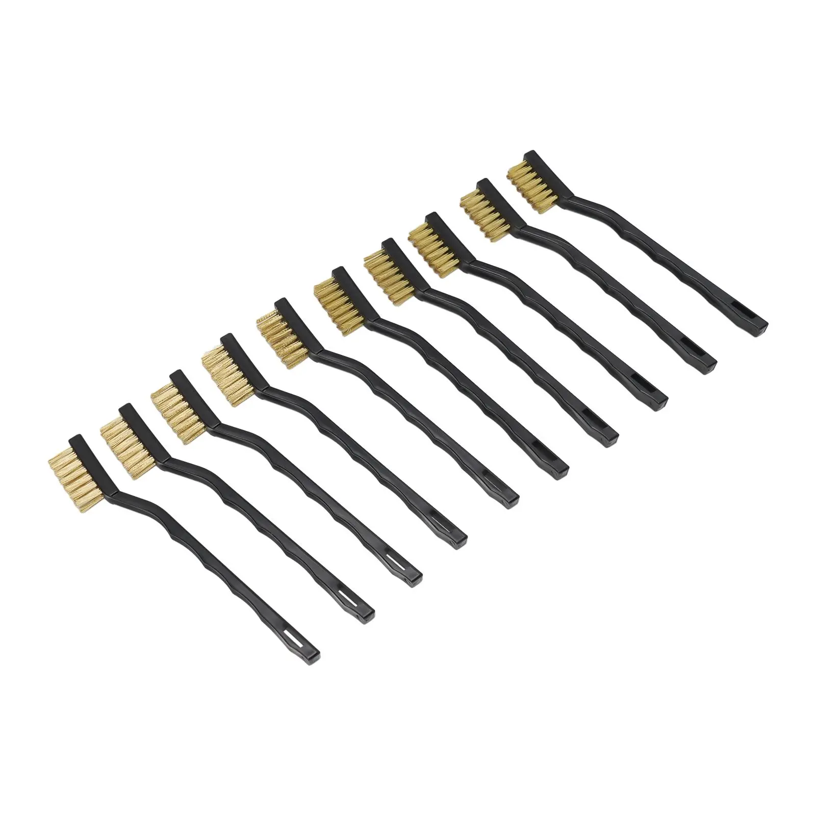 10Pcs 7 zoll Entfernen Rost Pinsel Messing Reinigung Polieren Metall Pinsel Messing Draht Stahl Draht Nylon Pinsel Sauber Werkzeuge hause Kits – Detail 18
