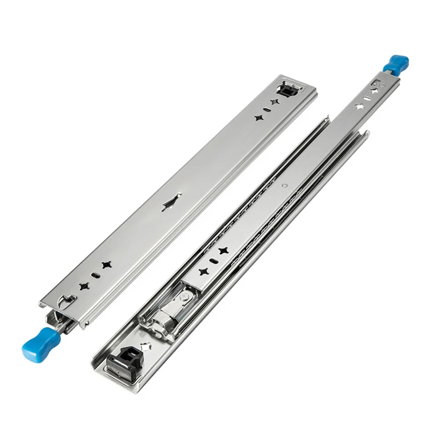 

Heavy-duty Slide Rail Drawer Slide Furniture Drawer Slide Rails Self-locking Three-section Industrial Slide Rail 300- 1000mm
