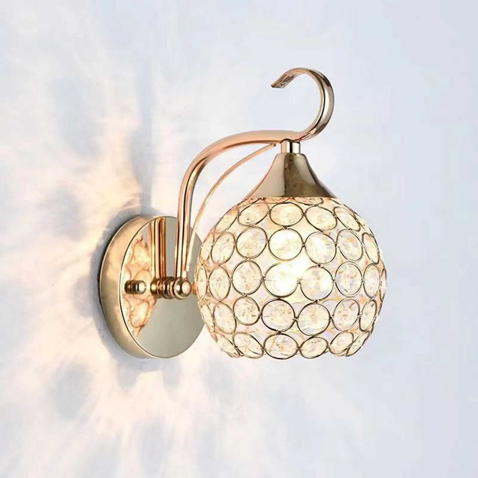 Vintage Style Wall Lamp Ornament Bedside Lighting Fixture Metal E27 Socket
