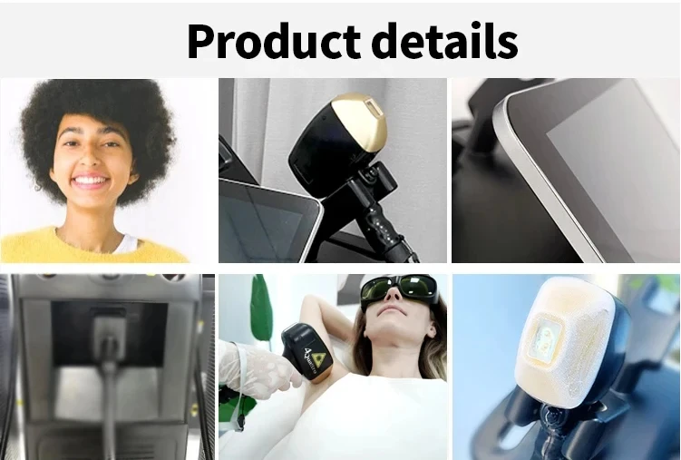 soprano titanium 755nm 808nm 940nm 1064nm 4 wave diode laser hair removal and whitening machine smart handle accessories