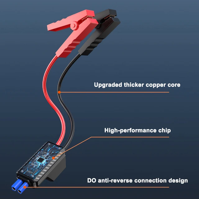 Jump Starter with Air Compressor Automobile Battery Booster Power Pack with LED Light Power Bank Function Digital Tire Inflator 5