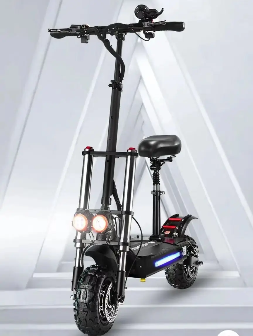 T88PLUS China warehouse 11-inch off-road electric scooter adult maximum speed 80km/h off-road electric scooter electric scooter