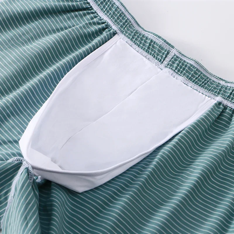 Men's Underwear Cotton Breathable Loose Argyle Trousers Striped Simple Fashion Home Trousers Outside Comfortable