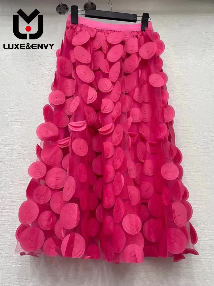 

LUXE&ENVY Half Length Skirt For Women High Waist Slim And Versatile Skirts 2023 Summer Women