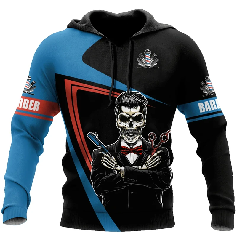 thumbnail image 1 of Sudadera con capucha con estampado 3D de Barber Shop, uniforme de moda 2024, sudaderas con capucha para hombre, jerséis de manga larga de gran tamaño, tops diarios, 1 of 5