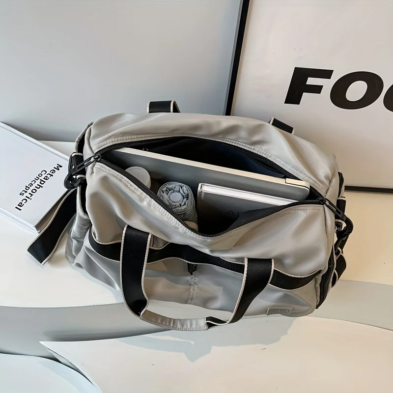 New Large Capacity Women Travel Tote Independent Shoe Warehouse Shoulder Bag For Women Dry-wet Separation Fitness Bag Yoga