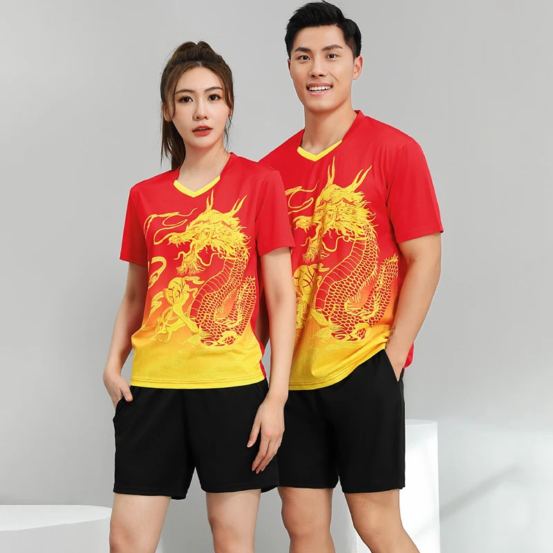 Men Women T Shirt Tennis , Badminton Shirts Polo Women Men Tennis jerseys,PingPong Kit Sportswear Golf Elastic Clothes