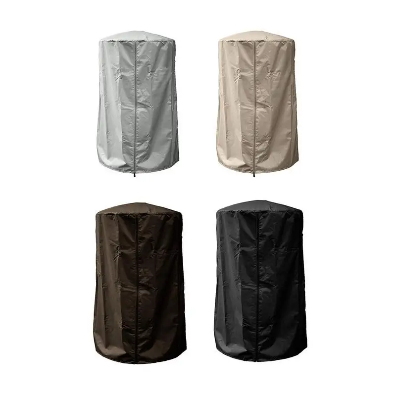 Garden Heater Cover Durable Oxford Silver Coated Waterproof Fabric Courtyard Heater Cover Patio Outdoor Awnings