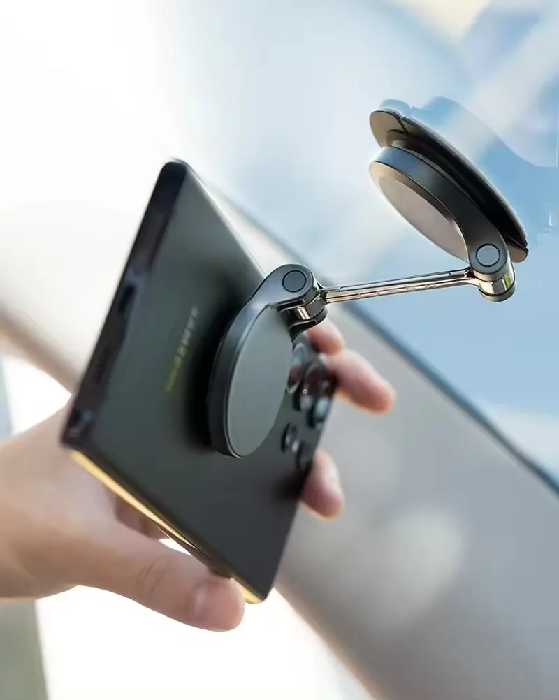 접이식 마그네틱 자동차 휴대폰 거치대, 자석 자동차 브래킷 마운트, 휴대폰 스마트폰 지지대, 아이폰 15 14 13 삼성