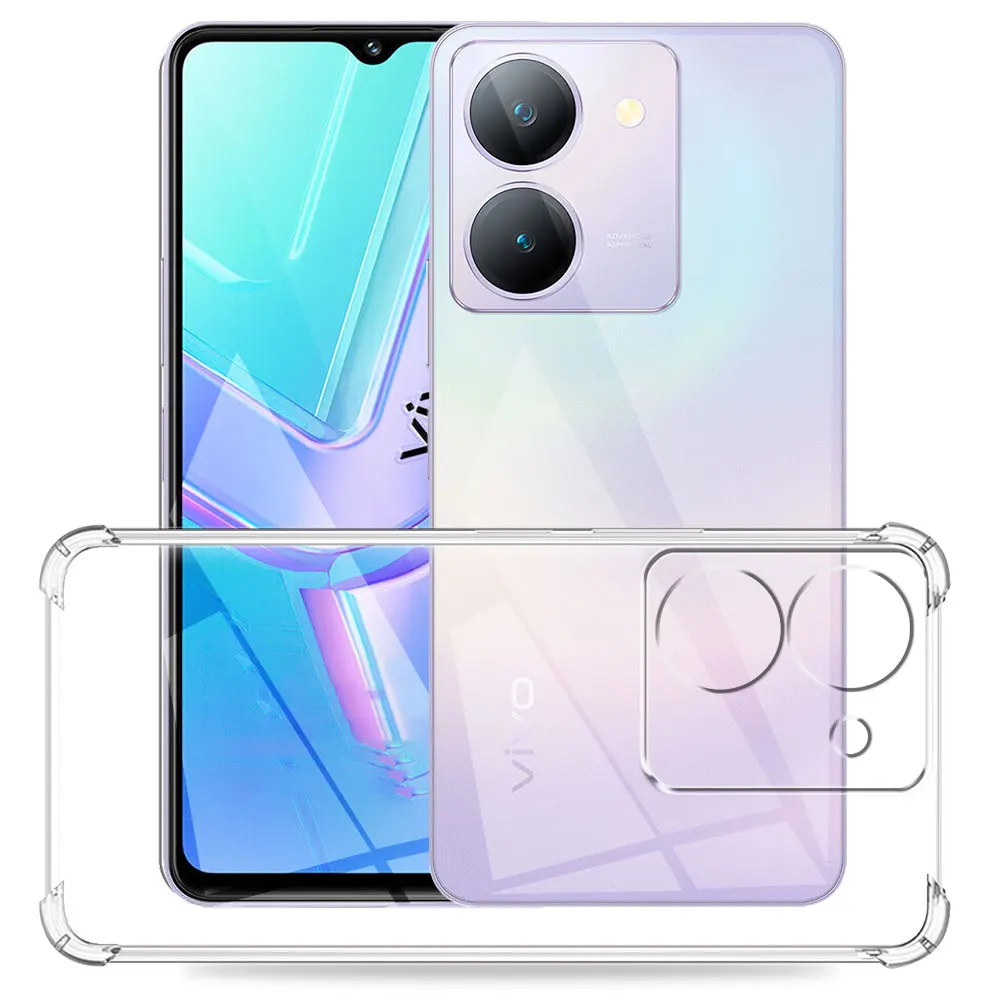 per Vivo Y36 Cover, KJYFOANI Trasparente Sottile Case Morbido