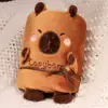 Fashion Skin-Friendly Capybara Blanket Breathable Spring Summer Soft Warm Blankets Thickened Lightweight Couch Sofa Blankets 4
