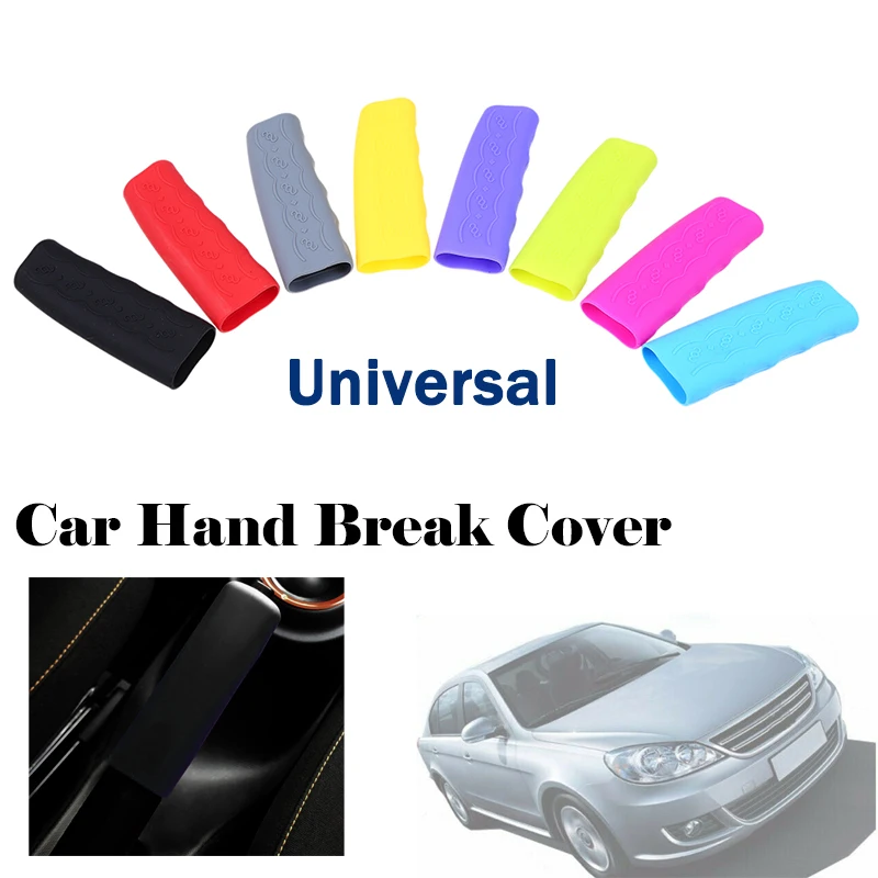 Hand Brake Cover Car Interior Accessories Car Handbrake Handle Cover Multicolor Silicone Anti Slip Protective Sleeve Univeral Fit Handle Cap