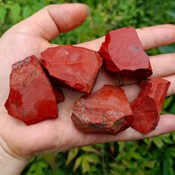Natural Red Jasper Aromatherapy Crystal Stone Specimen - 40g (Red)