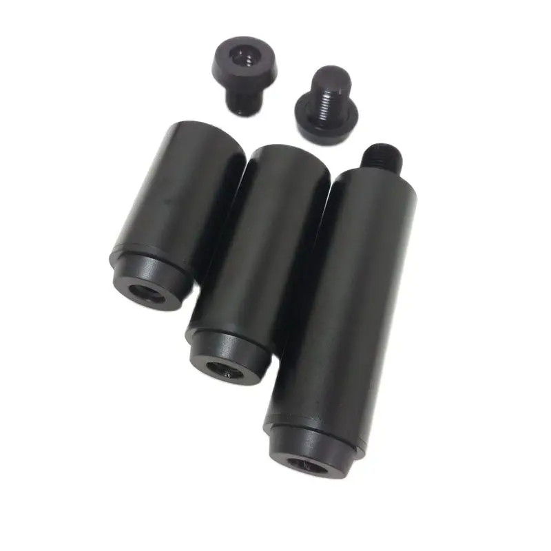 2/3/4/8inch aluminum alloy pool cue extenders bullet pin billiards extensions bumper predator/Mezz cues