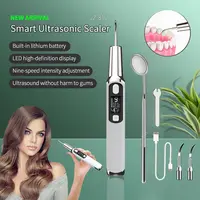 Electric Sonic Dental Calculus Scaler Oral Teeth Tartar Remover Plaque Stains Cleaner Removal Tooth Whitening Portable with LED