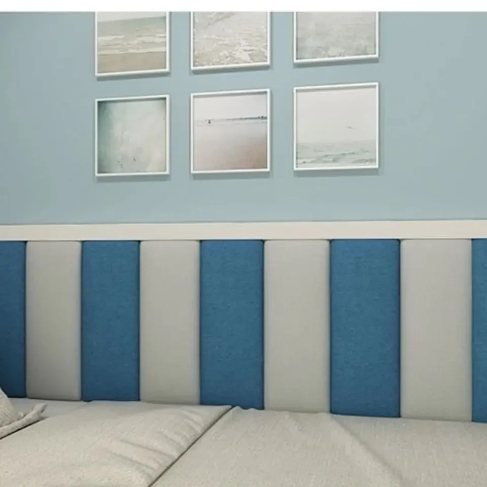 Tatami Wall Surround Bedroom Bed Headboard Anti-collision Wall Soft Pack Backrest Soft Background Sticker Self-adhesive