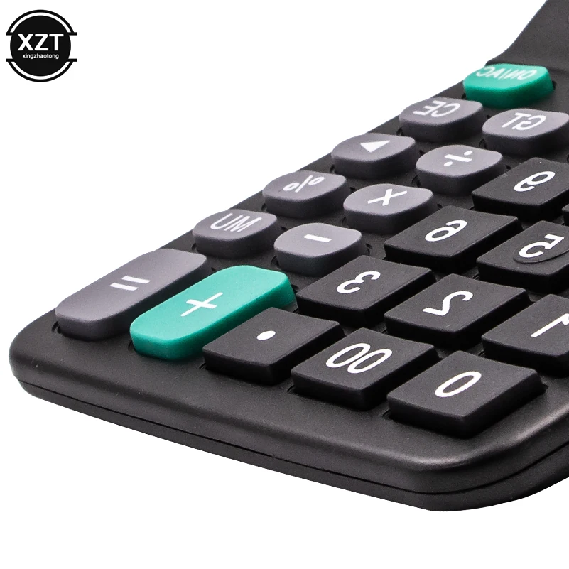 Description Picture 3 of item12 Digits Electronic Calculator Solar Calculator Dual Power Calculator Home Office School Calculators Financial Accounting Tools