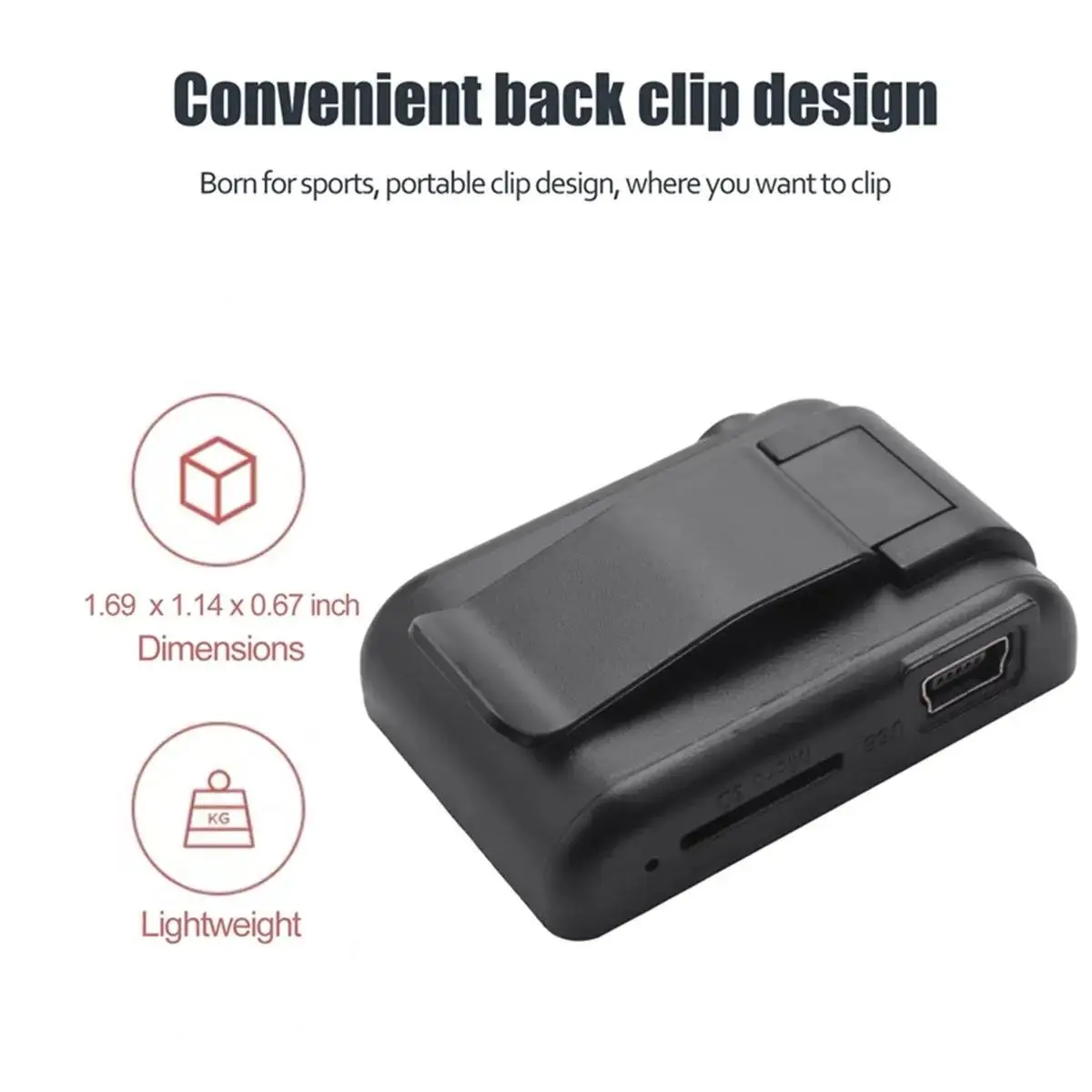 Compact Bluetooth MP3 Player with E-Book and FM Radio Support