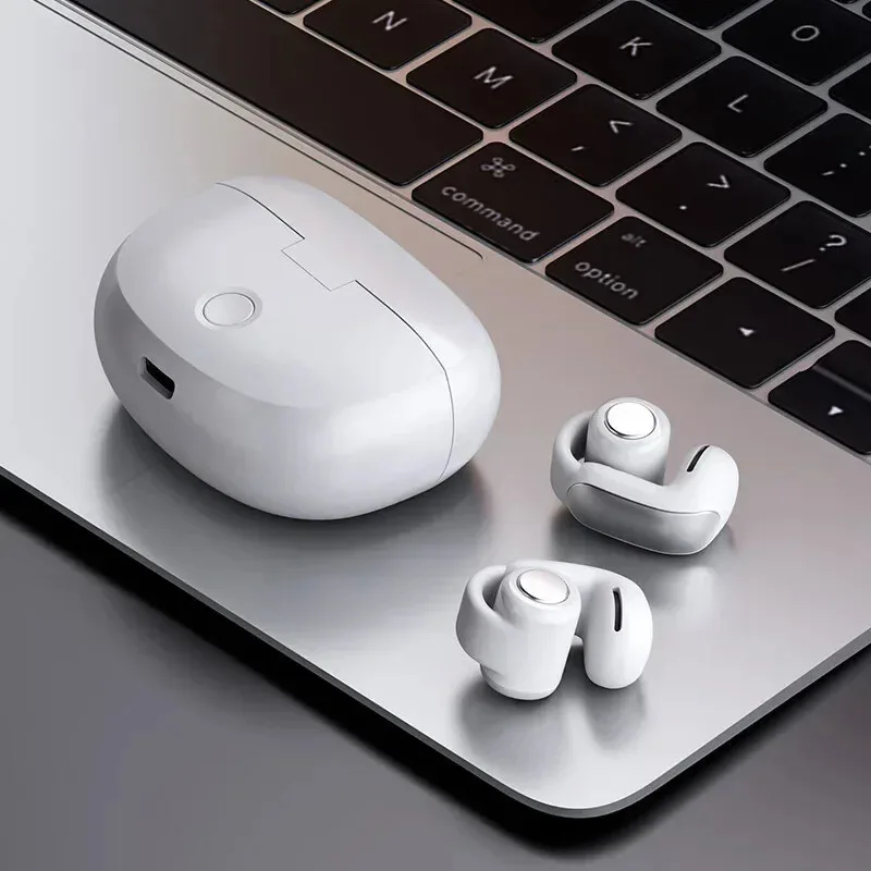New Earclip Wireless Bluetooth Earphone Surround Sound Noise Reduction Sports Game Earphone Touch Control with Microphone