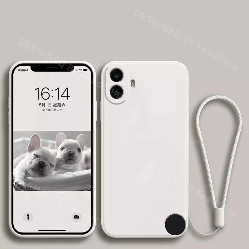 Luxury Shockproof Silicone Phone Case with Screen Protector