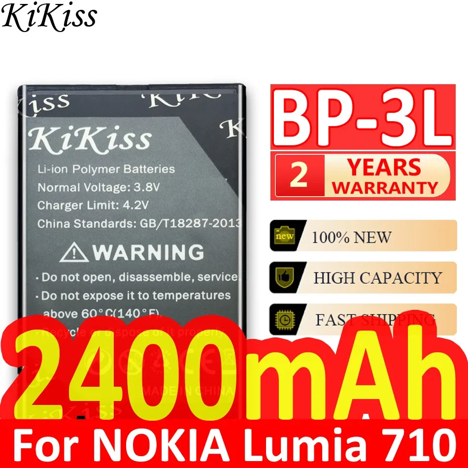 Kikiss Bv-T5C Bv-5Qw Bv-T5E Bl-5H Batteria Per Microsoft Nokia Lumia 1020 430 435 535 625 Max 630 640 700 710 920 930 950