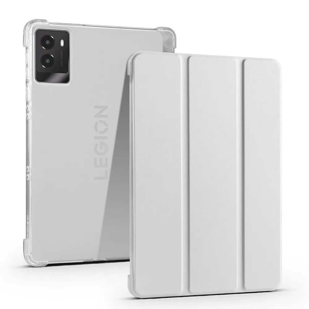 Tri-Fold Soft TPU Back Stand Tablet Case