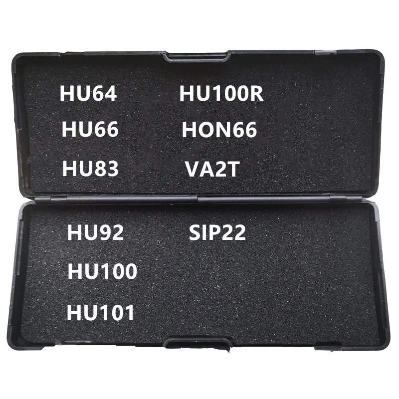 Hot Lishi 2 In 1 2in1 도구 MIT8 MIT11 FO38 CY24 NSN14 TOY43 TOY43AT TOY43R TOY38R DWO4R DOW5 CH1 HU87 자동차 키용 자물쇠 도구