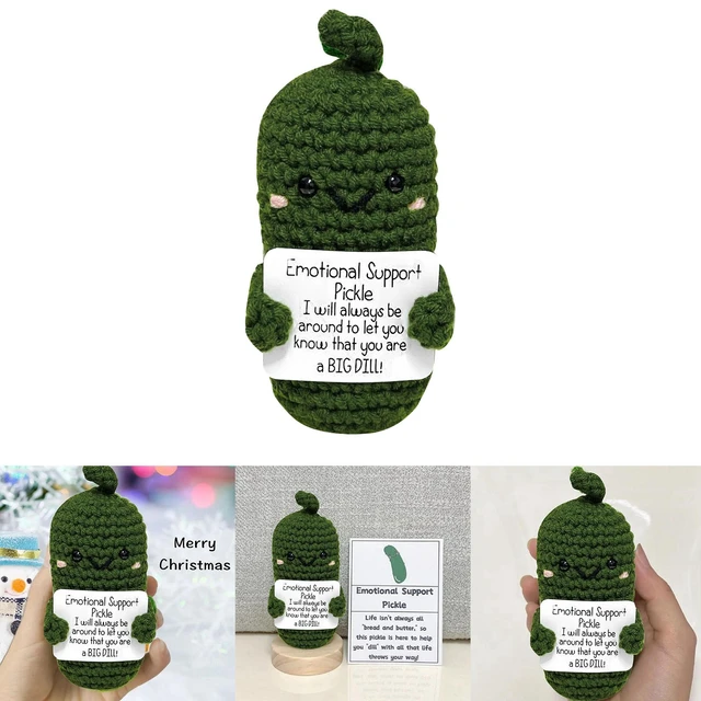 Diy Handmade Emotional Support Pickled Cucumber Gift, Handmade