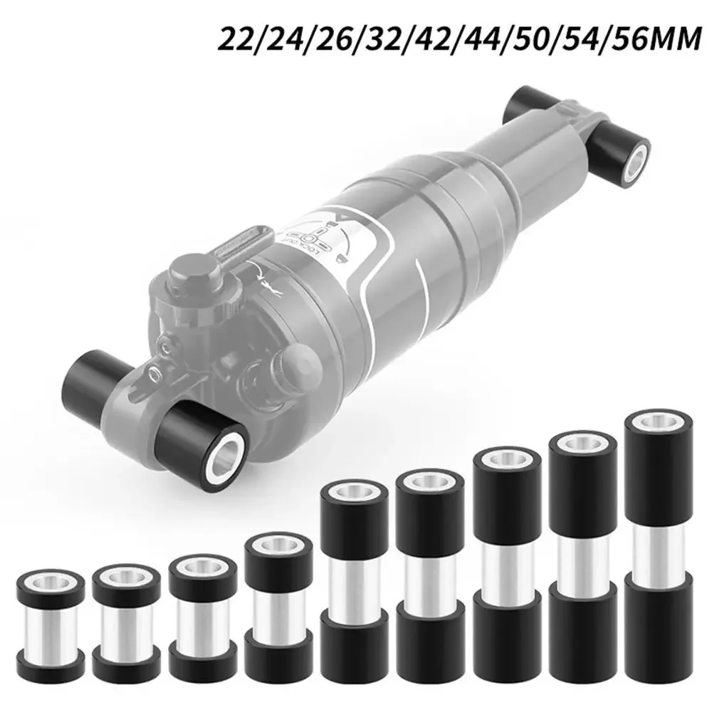 블랙 자전거 리어 쇼크 부싱 22/24/26/32/42/44/50/54/56mm 알루미늄 합금..