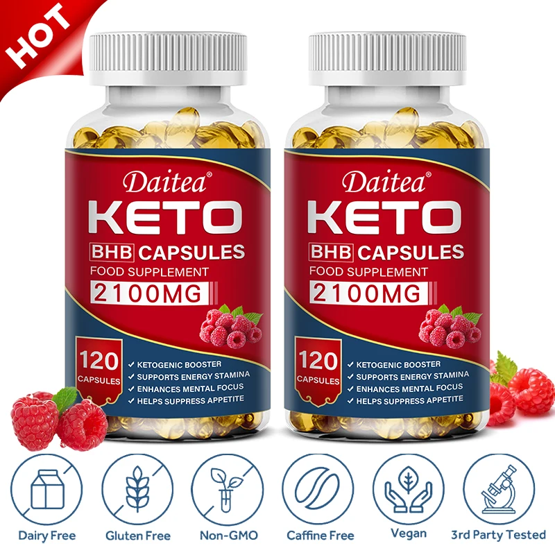 Weight Loss Capsules 2100 mg Ketogenic Enhancer Weight Management Fat Metabolis
