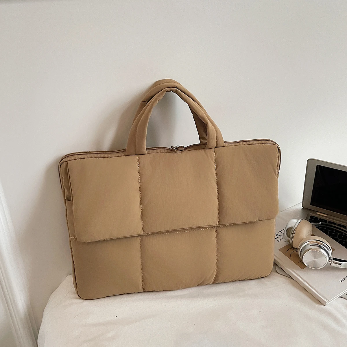 Laptop Bag 16 Inch 15inch 14inch Tablet Storage Bag iPad Sleeve Bag Women's Lightweight Commuter Bag Handbag Business Meeting