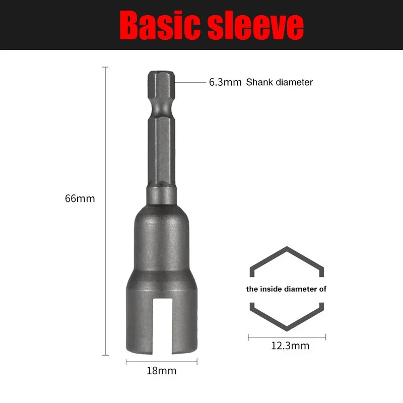 Butterfly Bolt Socket Wrench 6.35mm Hex Shank Socket Adapter Nut for Power Tool Slotted Electric Screwdriver Dropshipping