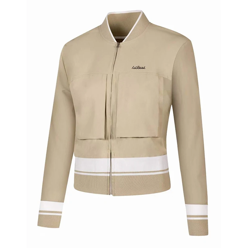 Spring/Summer New Golf Women's Outdoor Sports Jacket Comfortable Thin Coat Casual Baseball Collar Ladies Versatile Short Top