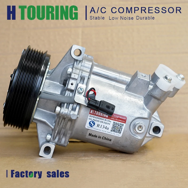 Per Renault Fluence Ac Compressor Car Air Dacia Sandero Cr12Sc 821025121B Muslimaur 8200816362 8201025121 700510746