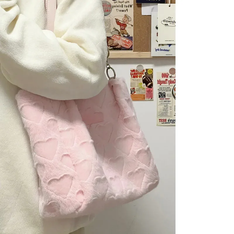 2024 Women's Solid Colored Handbag Candy Love Shoulder bag Fashion Shoulder Cross body bag Large capacity bag new bag bag