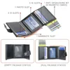 Baellerry RFID Men Card Wallet ID Credit Card Holder Case Wallet High Quality Aluminum Slim Mini Small Money Bag Wallets 4