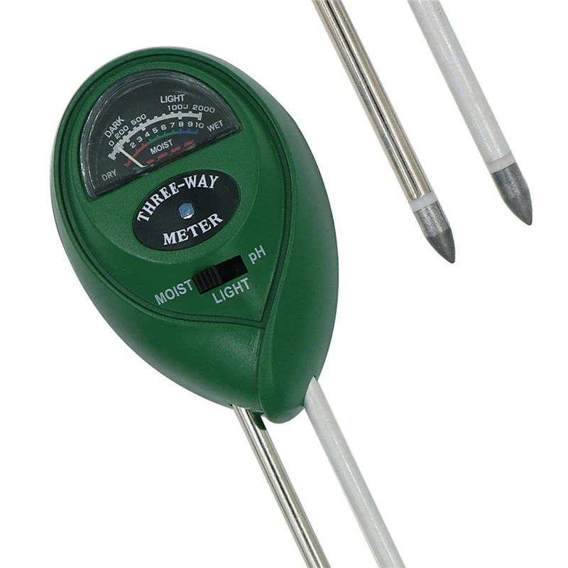 3 in1 Soil Water Moisture ph meter Acidity Humidity Sunlight Light PH Test Moisture Meter Plant Soil Monitor Detector