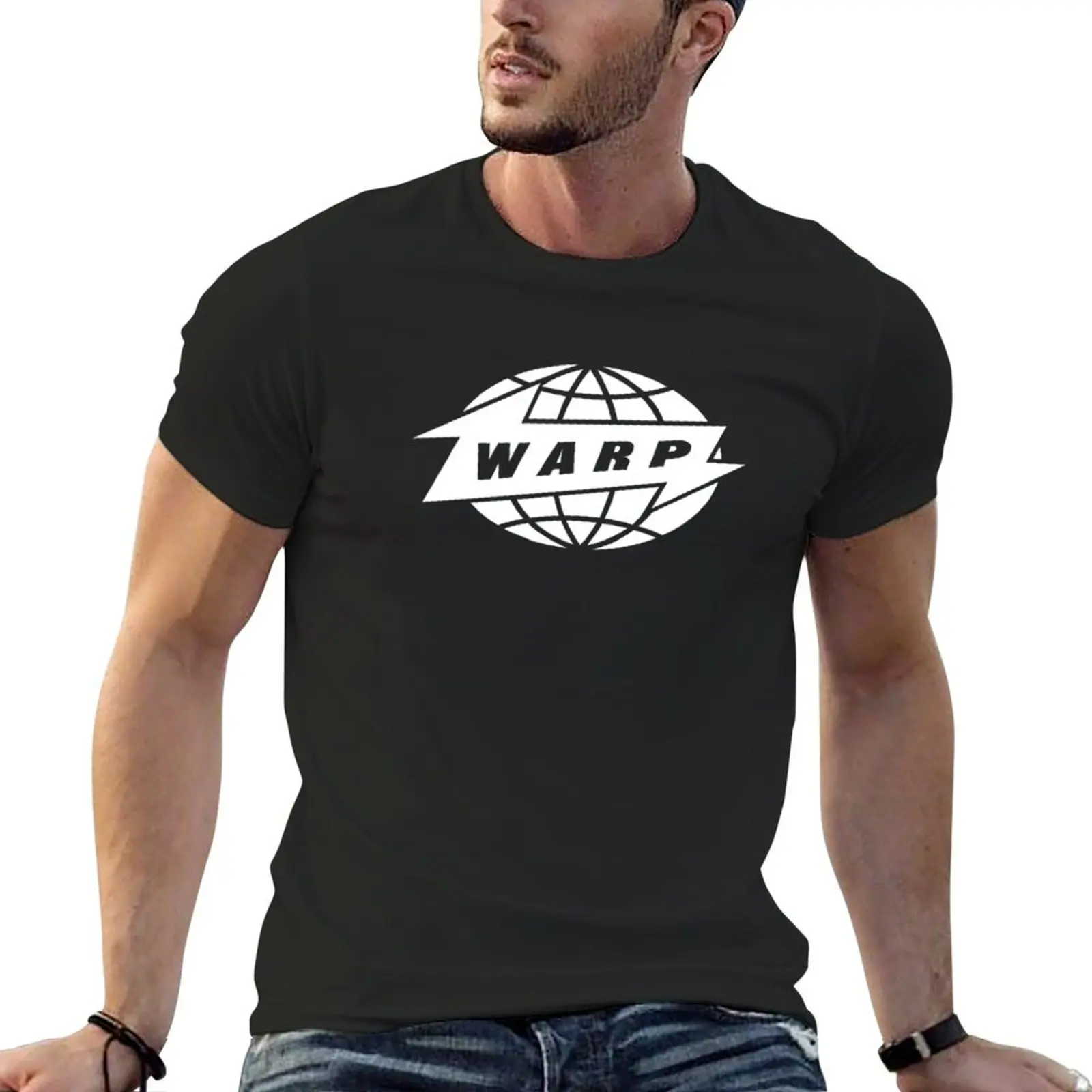 

[HIGH QUALITY] Warp Records (white version) Classic T-Shirt custom t shirt animal prinfor boys sports fans mens t shirts