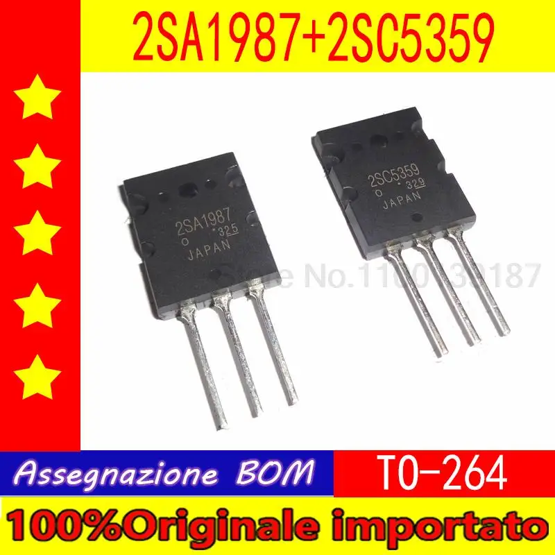 

2SA1987 2SC5359 2SA1987 A1987 C5359 TO-3P Power amplifier transistors (origin: Japan)