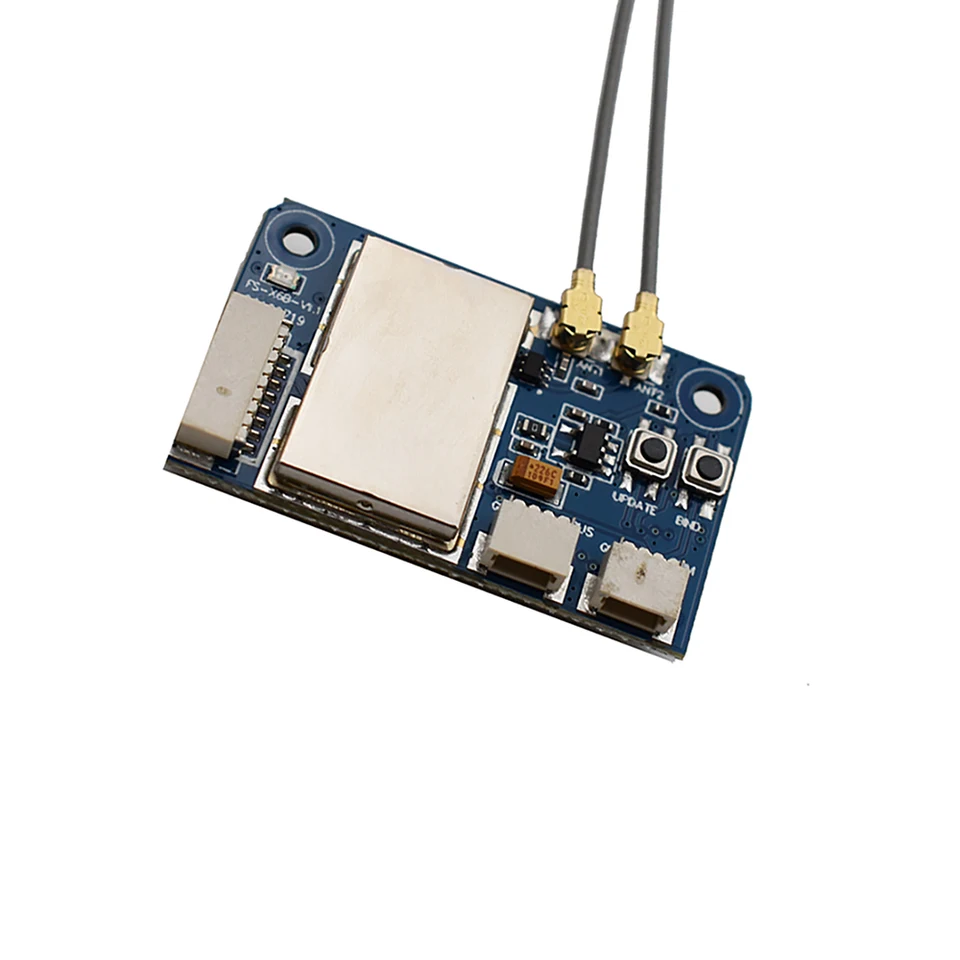 Goolsky Ricevitore Flysky FS-iA6B 2.4G 6 Canali – PPM, IBus, Doppia Antenna, Compatibile Con Trasmettitori I4 I6 I10 - 2