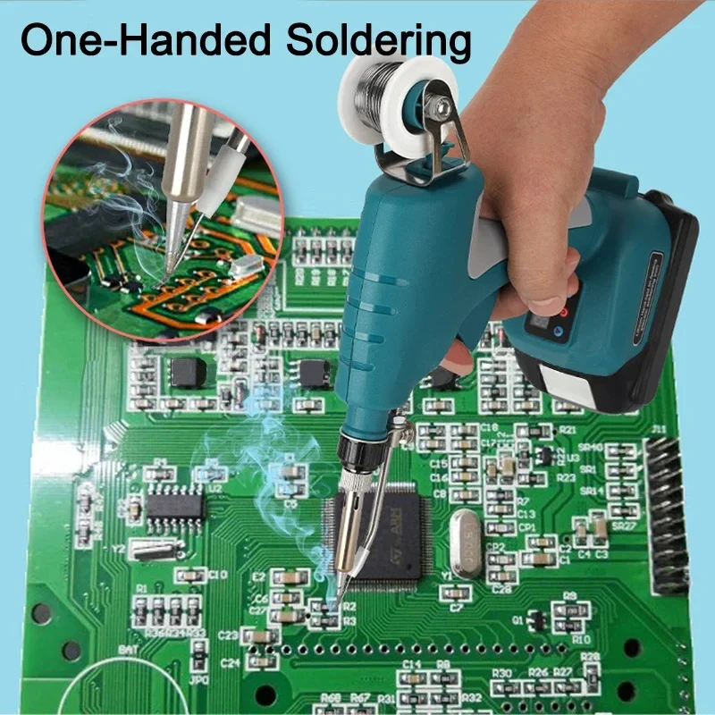 Handheld Automatic Tin Feeding Electric Soldering Iron For Makita For Dewalt For