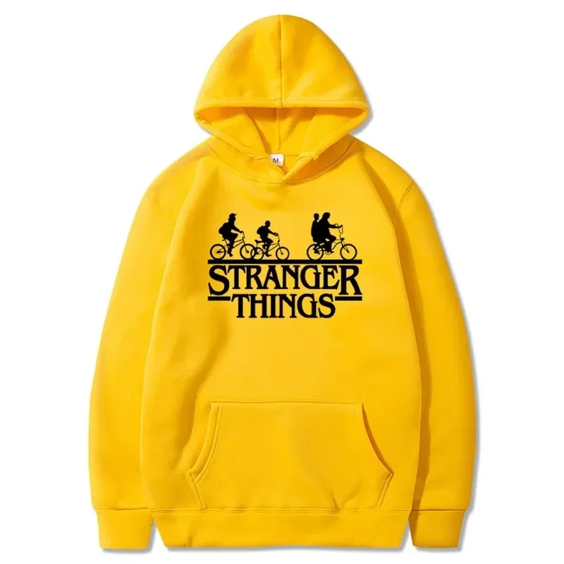 Autumn Strange Tales Hoody Fun Stranger Print Men Hoodies Sweatshirts Hip Hop Streetwear Plus Fleece Pullover Casual Sportswear 4